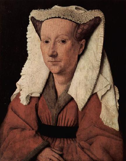 Jan Van Eyck Portrait of Margarete van Eyck oil painting image